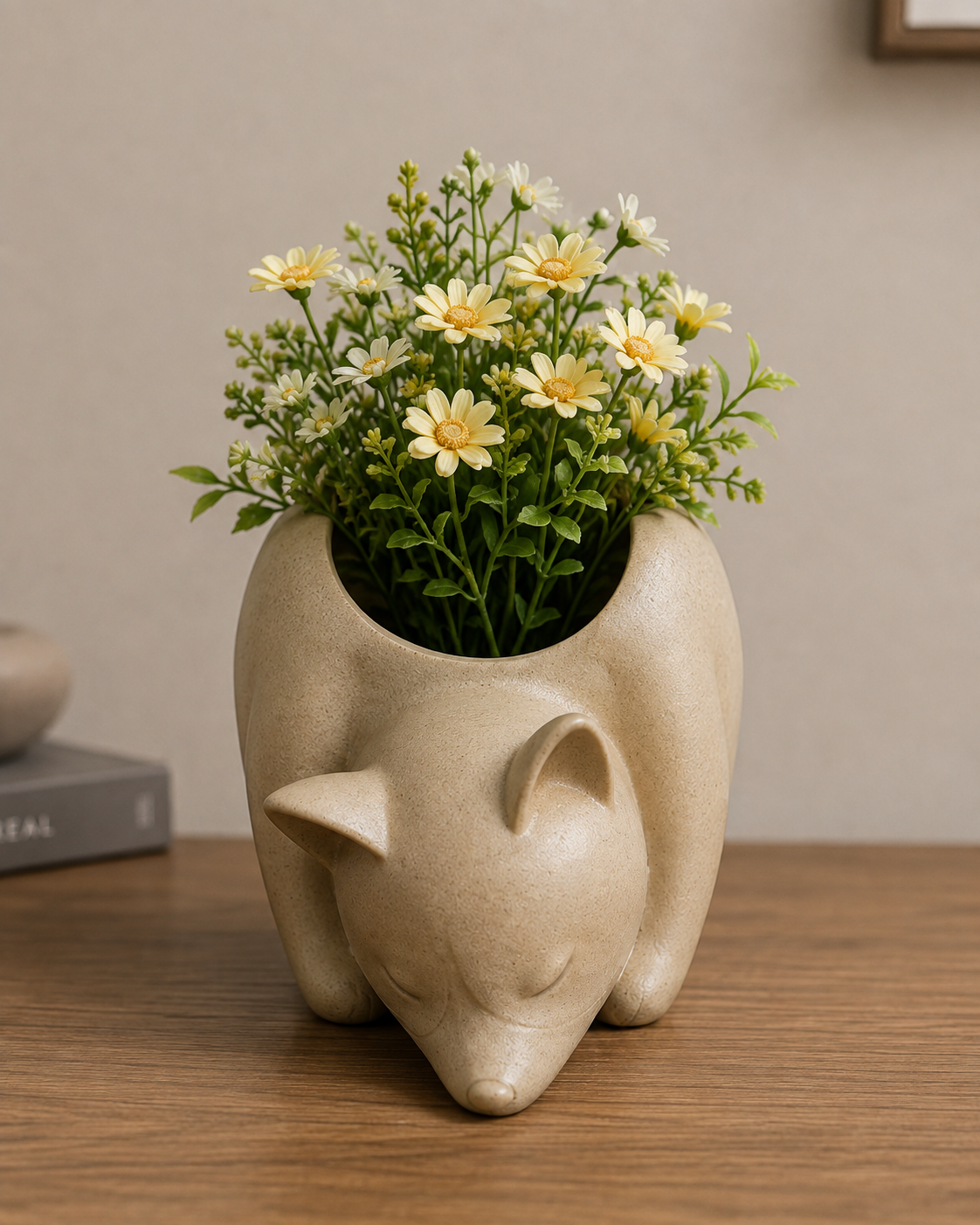Dog Planter Without Holes Print STL File