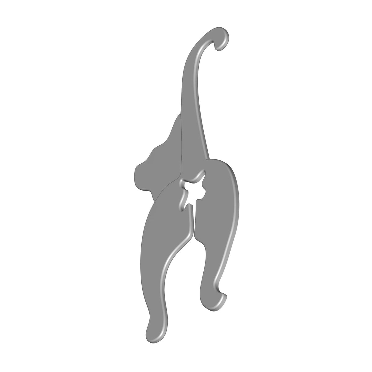 Cat Shaped Bread Bag Clip Print STL File
