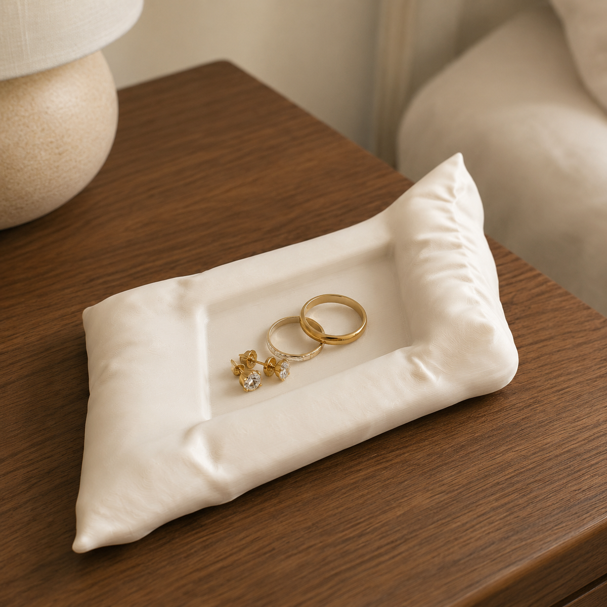 Pillow Shaped Tray Print STL File