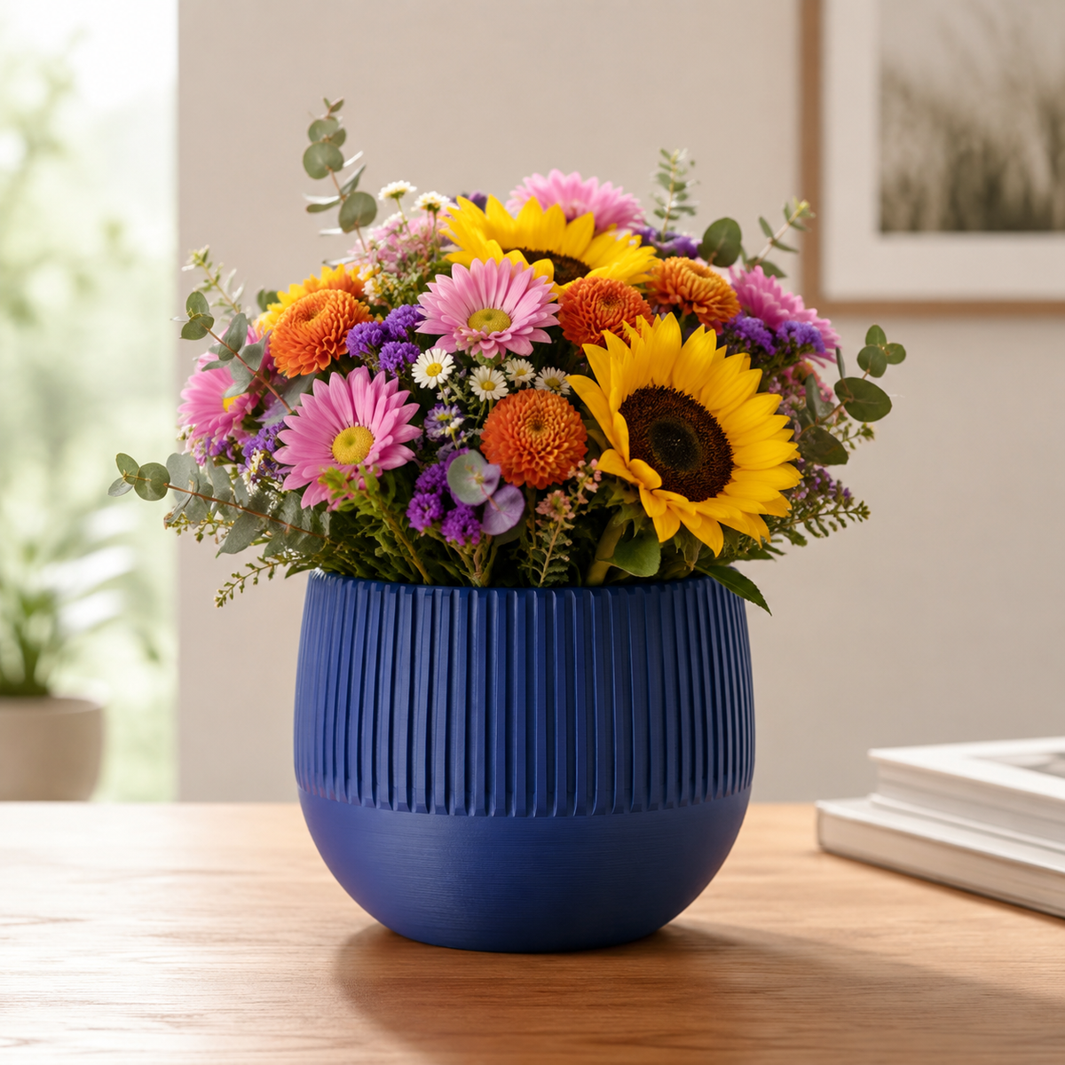 Modern Mid Century Small 3-Inch Planter Vase Print STL File