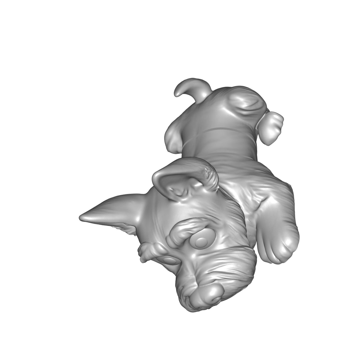 Schnauzer Dog Figurine Print STL File