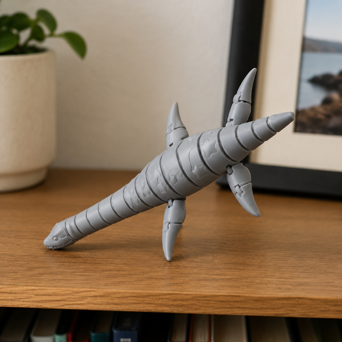 Plesiosaur Star Themed Model Print STL File