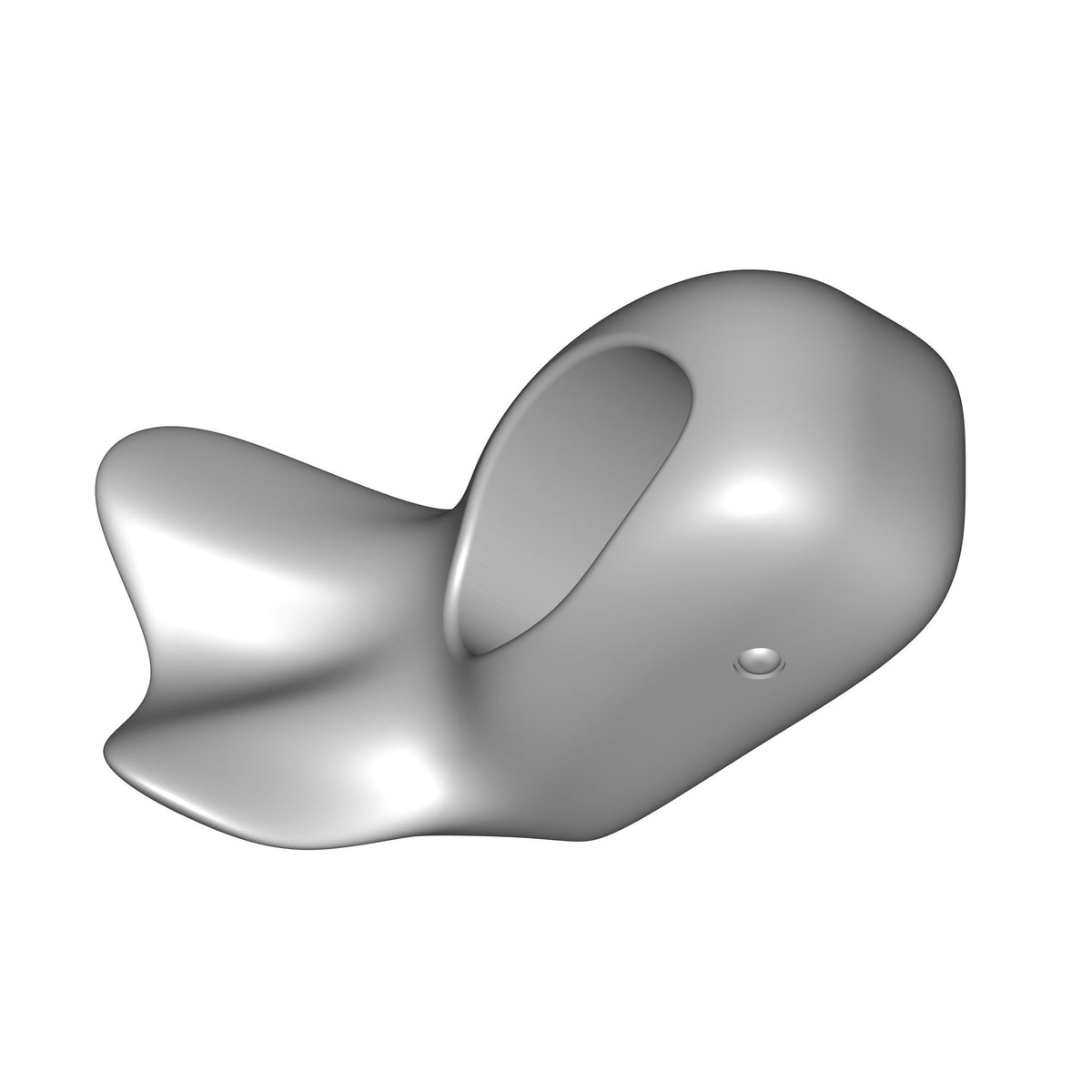 Whale Shaped Planter Print STL File