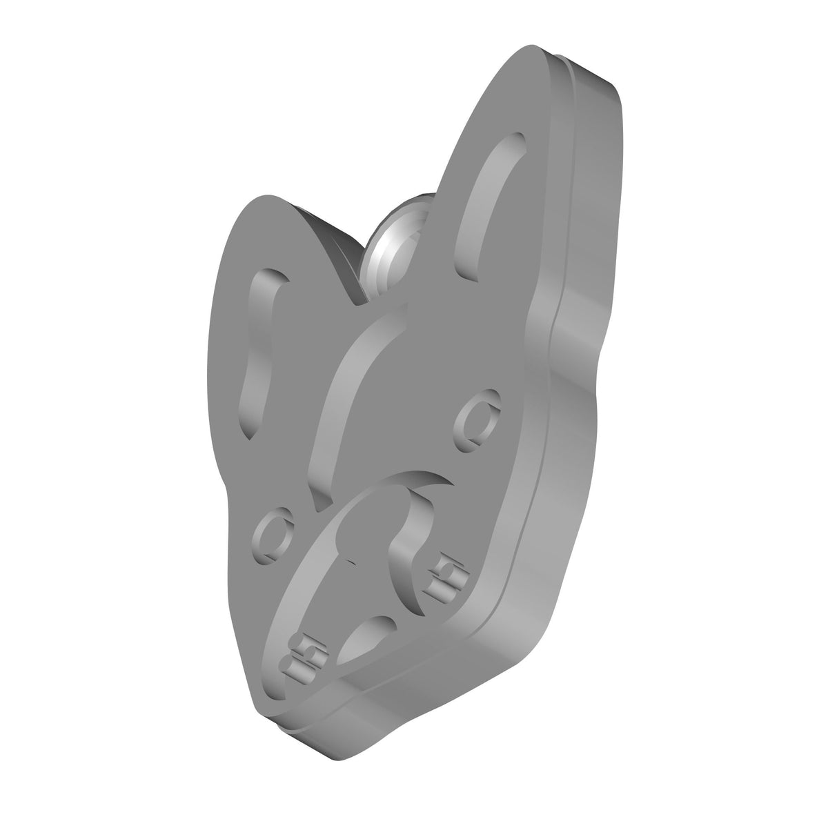 Bulldog Keychain Version 2 Print STL File