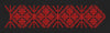 Floral Border Red & Black Embroidery Design