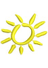 Sun Embroidery Design