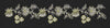 Floral Border Olive & Silver Embroidery Design