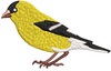 Sparrow Embroidery Design