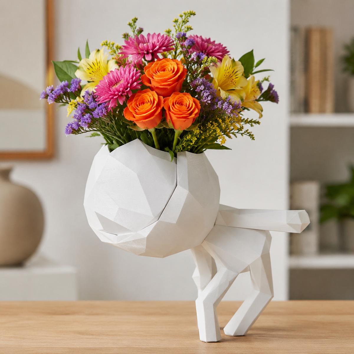 Low Poly Vase Print STL File