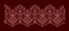 Ornate Arch and Floral Spire Feston Embroidery Design