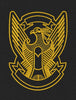 Royal Falcon Emblem Embroidery Design