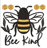 Bee Embroidery Design