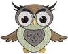 Owl Embroidery Design
