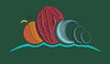 Celestial Fruit Horizon Embroidery Design