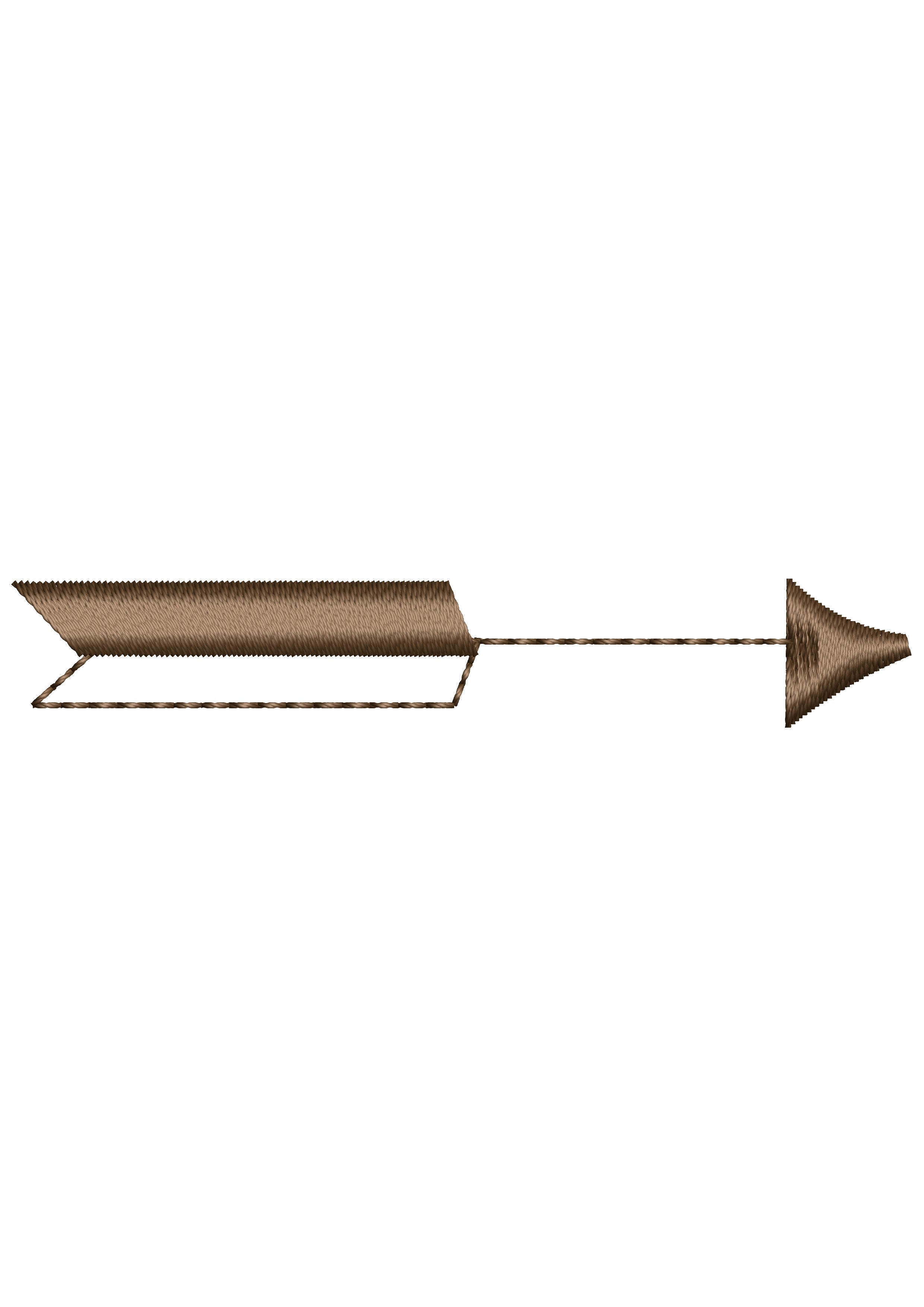 Arrow Embroidery Design