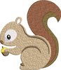 Squirrel Embroidery Design