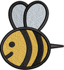 Honey Bee Embroidery Design