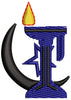 Moon Garden Embroidery Design