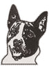 Dog Head Embroidery Design
