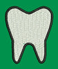 Tooth Embroidery Design