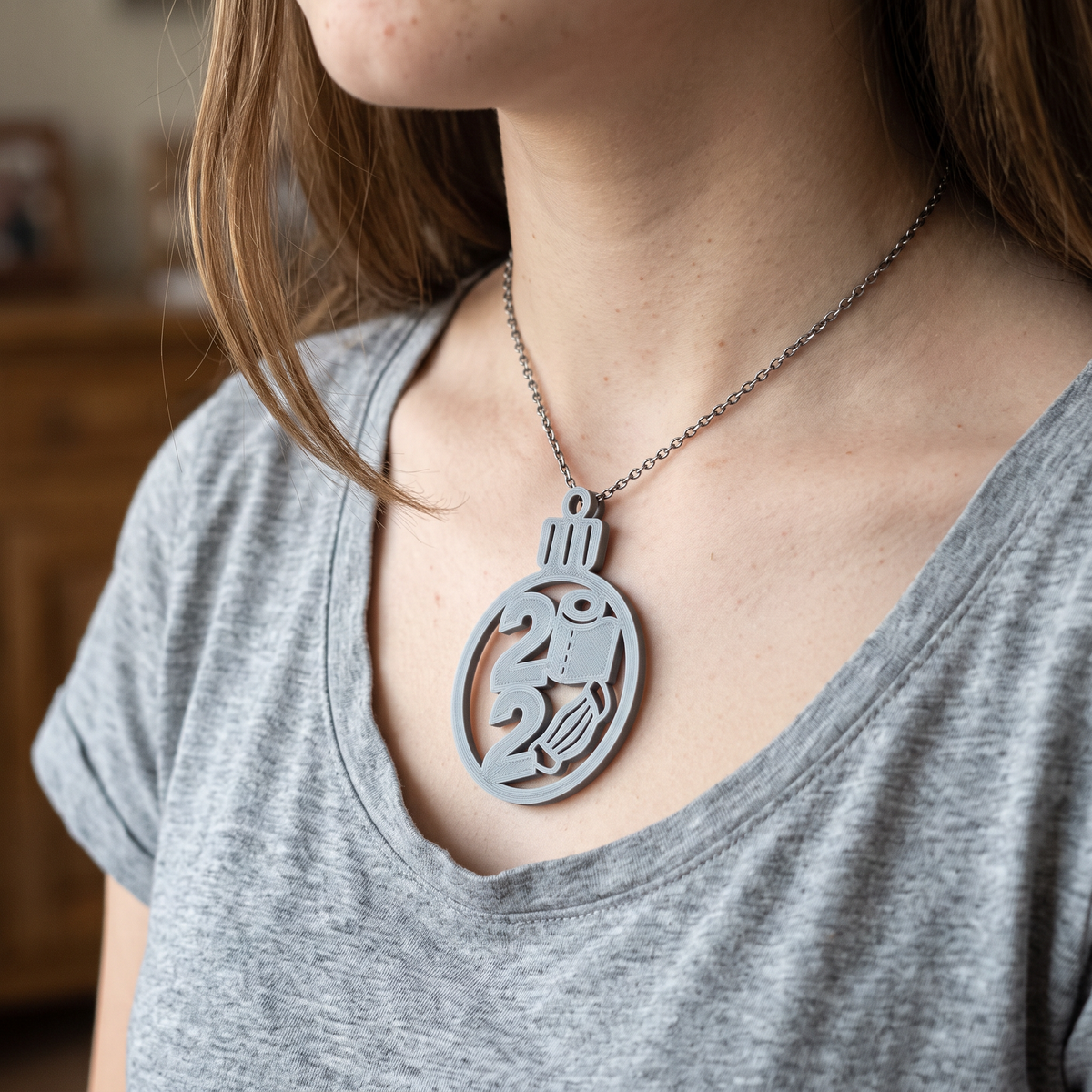 2020 Number Pendant Print STL File