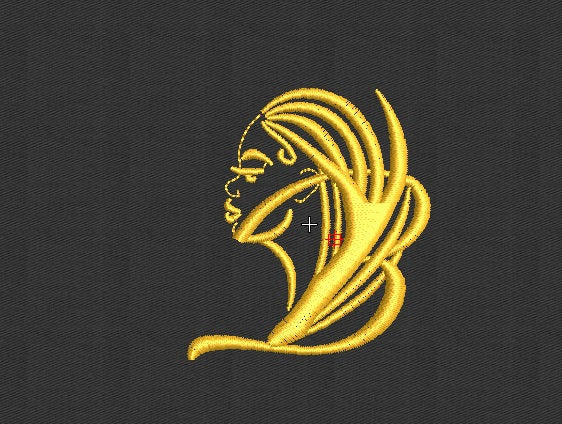 Girl Embroidery Design