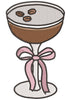 Healthy Drink Embroidery Design