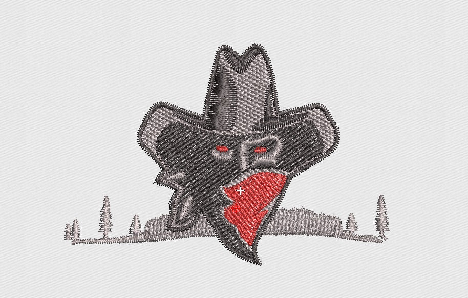 Cowboy Embroidery Design