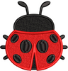 Ladybird Embroidery Design