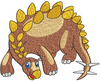 Dinosaur Embroidery Design