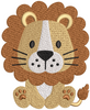 Lion Baby Embroidery Design