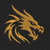 Dragon Head Gold Embroidery Design