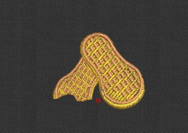 Peanut Embroidery Design