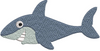 Fish K Embroidery Design