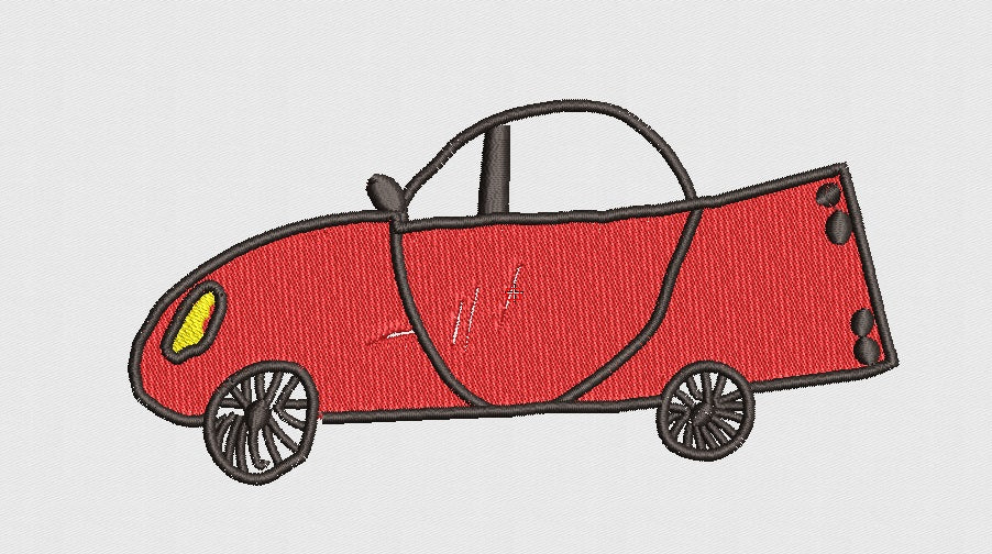 Car Embroidery Design