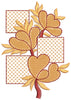 Net Art Flower Embroidery Design