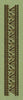 Golden Triangle Butta Border Mehendi Green & Dark Brown Embroidery Design