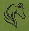 Black Horse Embroidery Design