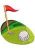 Ball Target Embroidery Design