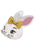Rabbit Head Embroidery Design