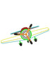 Plane Multi Embroidery Design
