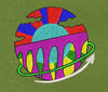 Orbiting Arched Horizon Embroidery Design