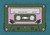 Retro Tape Audio Cassette Graphic Embroidery Design