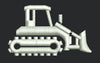 Tracked Earthmover Silhouette Embroidery Design