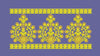 Floral Mandala Ornate Gold Decorative Border Embroidery Design