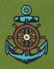 Pirate Ship Anchor Embroidery Design