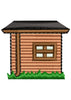 Hut Embroidery Design