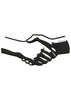 Hand Shake Embroidery Design