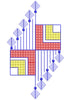 Geometric Cross Stitch Art Embroidery Design