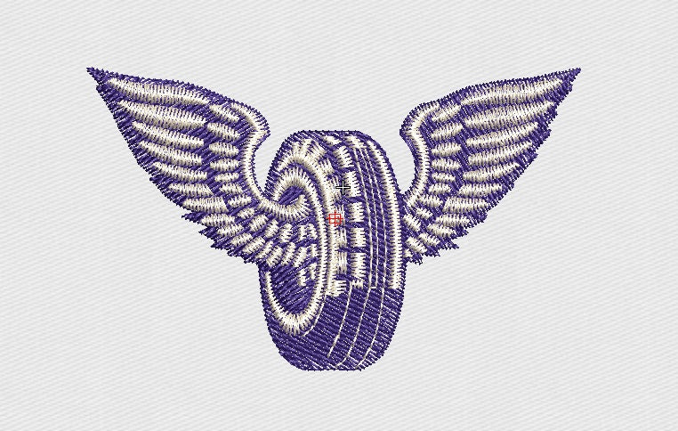 Tyre Embroidery Design